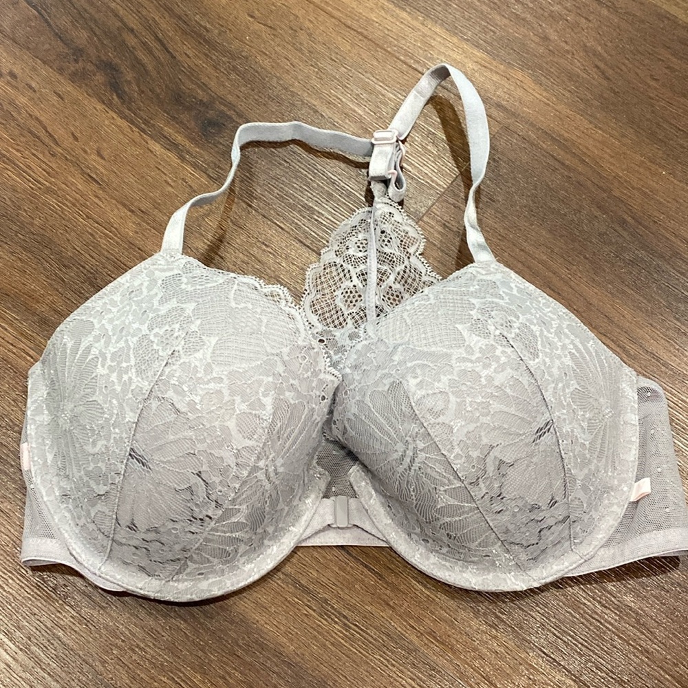 Victoria's Secret lined demi double bra